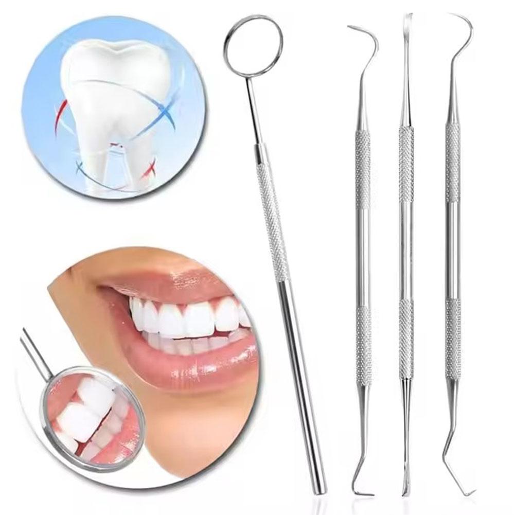 Home Improvement And Diy - 4Pcs Stainless Steel Dental Oral Cleaning