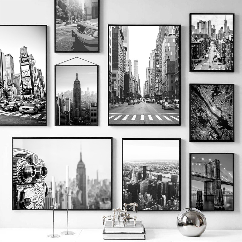Wall Texture Spray - 1pc frameless Canvas painting New York