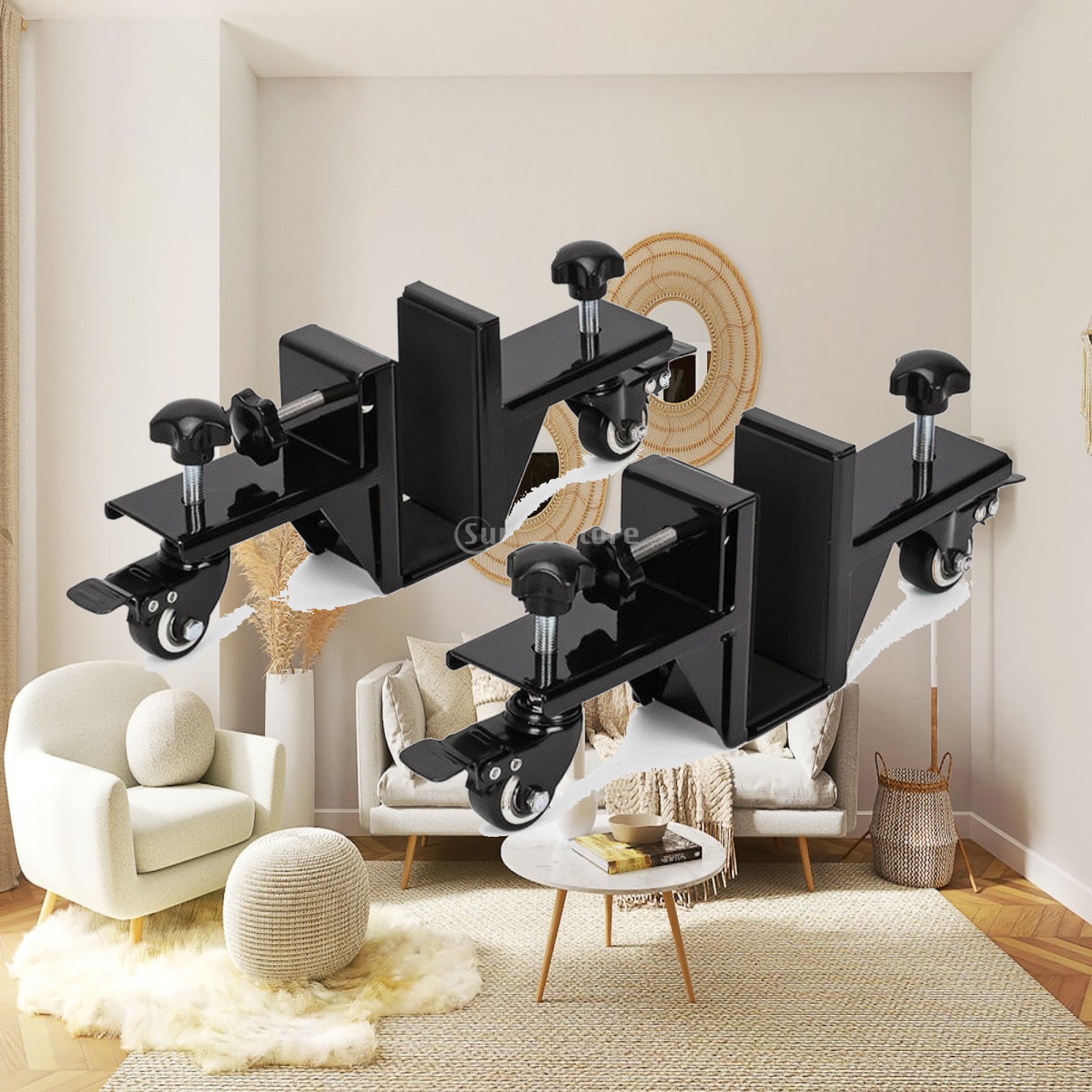 Home Improvement Contractor - 2 Pieces Door Panel Moving Dolly