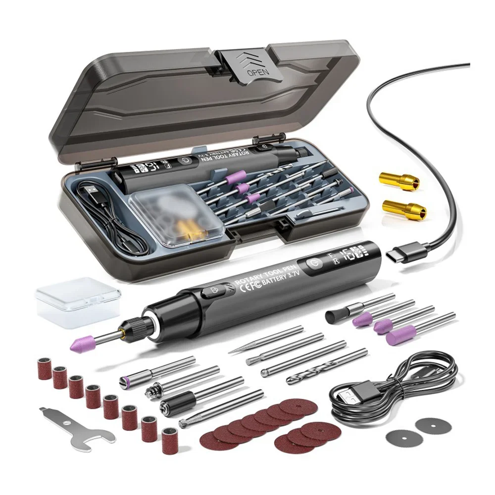 Home Improvement And Diy - Cordless Rotary Tool Kit with 6
