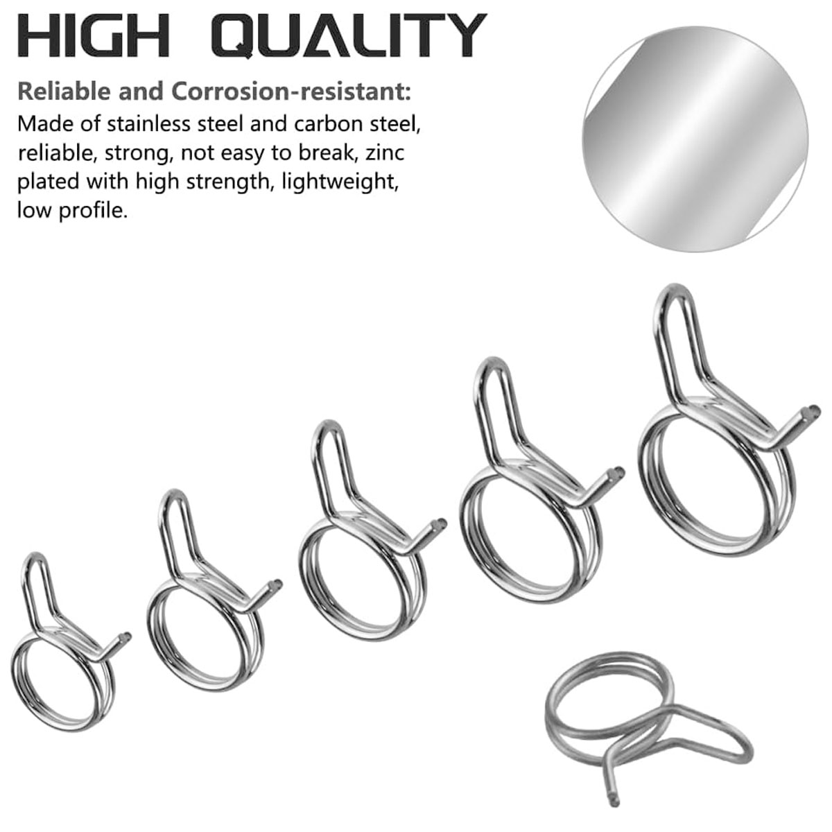 250Pcs 5-14mm Wire Fuel Line H - đánh giá và giá Hose Clamp Assorted
