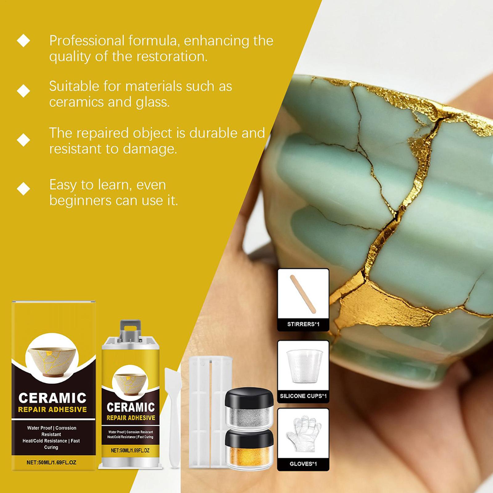 Gold Glue for Ceramics Glass S - đánh giá và giá Tile Grout Repair