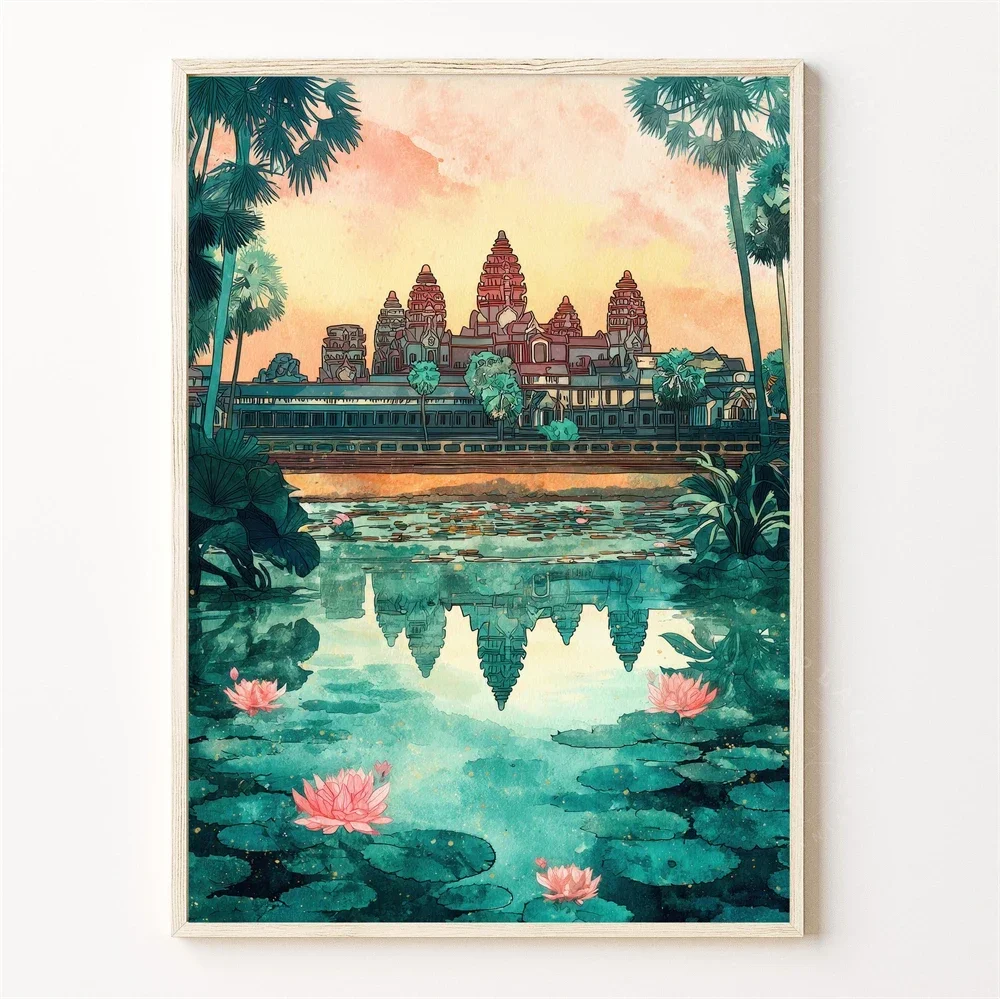 Angkor Wat Cambodia Jungle Tem - đánh giá và giá Wall Texture Spray