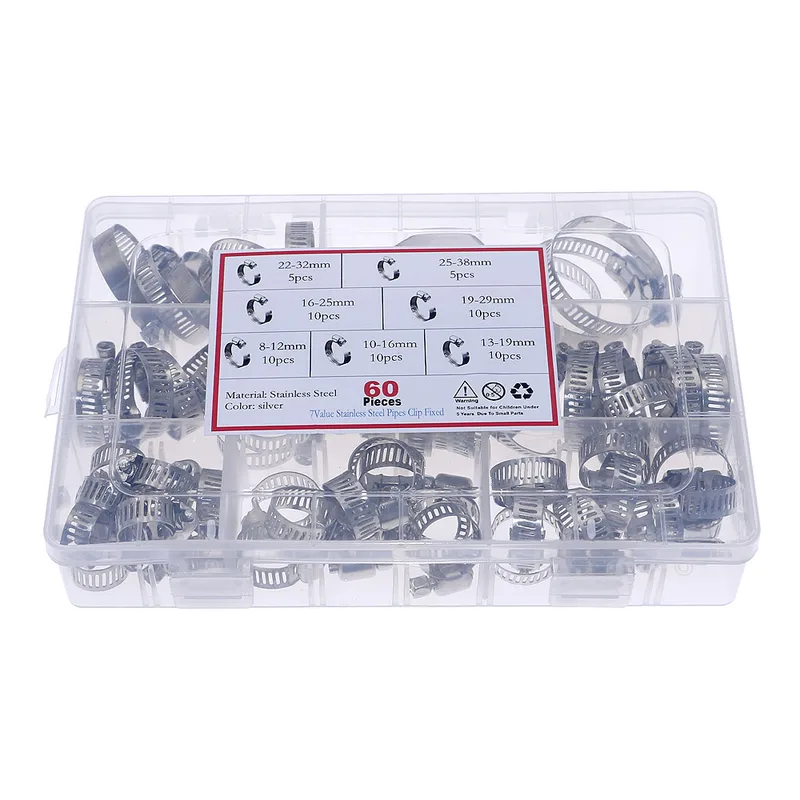 60Pcs Fuel Injection Hose Line - đánh giá và giá Hose Clamp Assorted