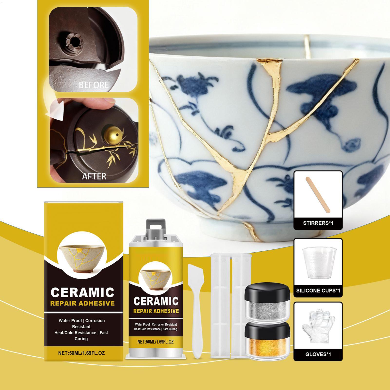 Porcelaine Repair Kit Gold Cer - đánh giá và giá Tile Grout Repair