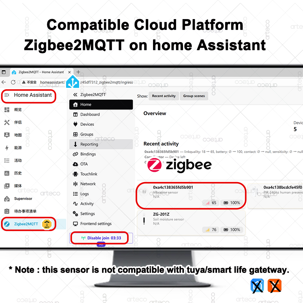 Smart ZigBee 3.0 Vibration Sen - đánh giá và giá Home Improvement Hardware