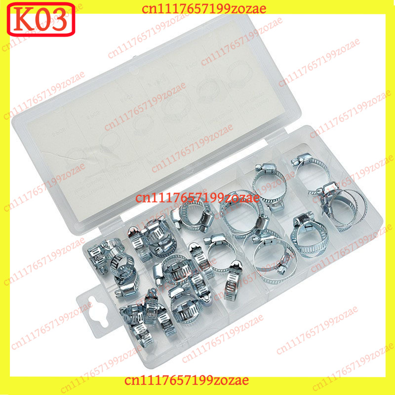 k3 34Pcs Stainless Steel Mini  - đánh giá và giá Hose Clamp Assorted
