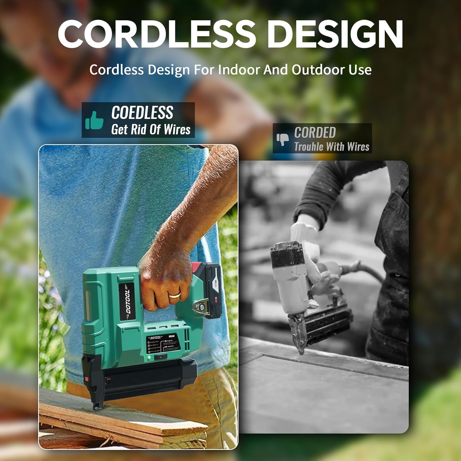 Battery-Powered Cordless Nail  - đánh giá và giá Home Improvement Brad