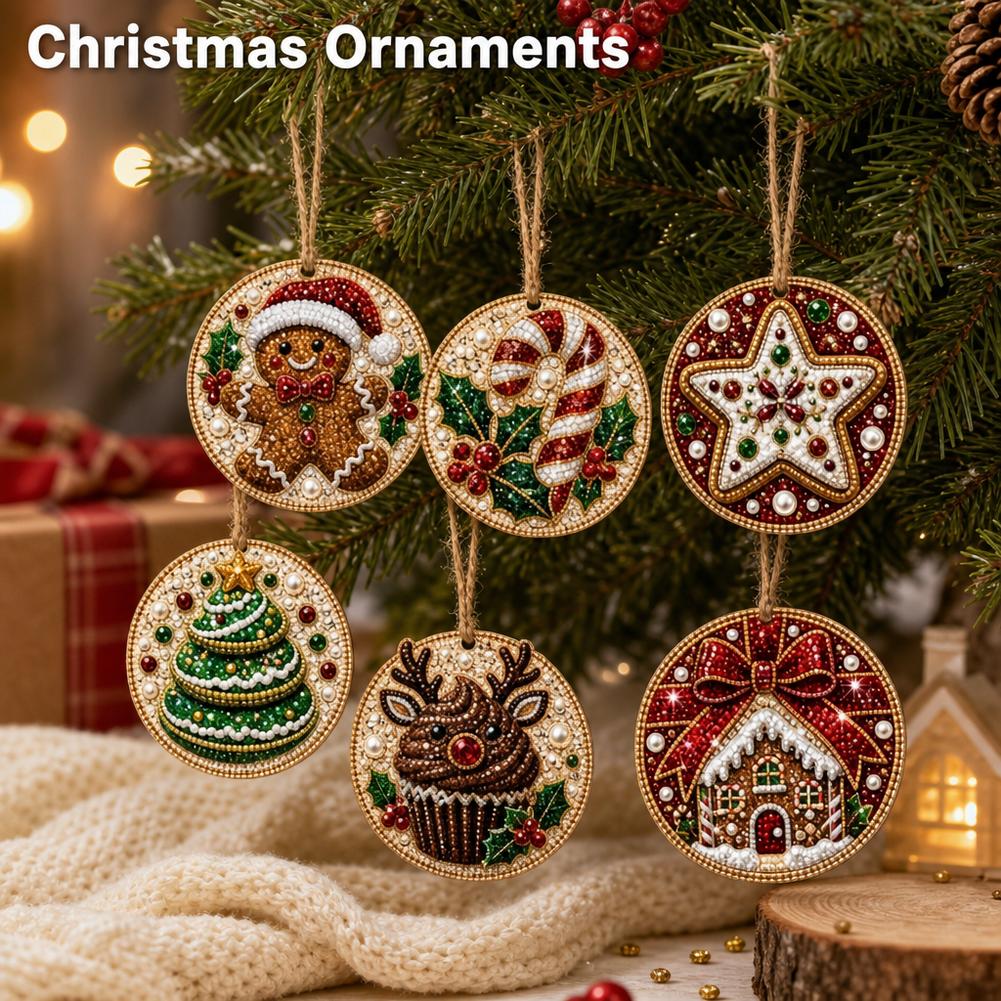 6Pcs Christmas Ornaments Diamo - đánh giá và giá Home Improvement Diy