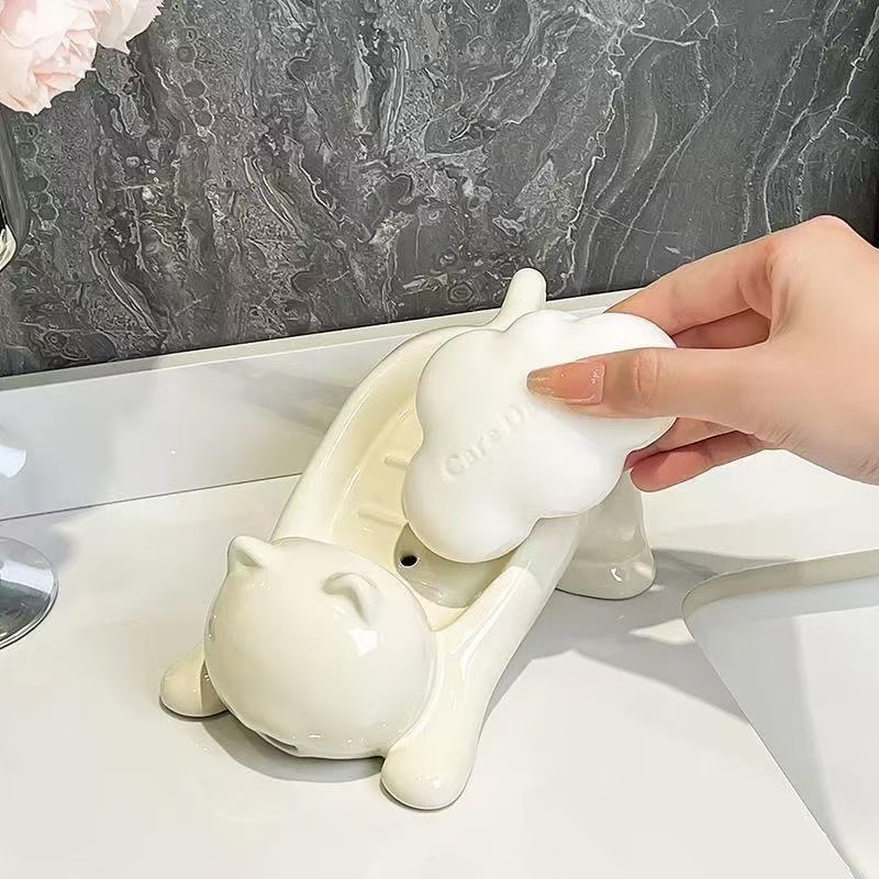 Cute Soap Tray Self-draining S - đánh giá và giá Home Improvement Kitchen