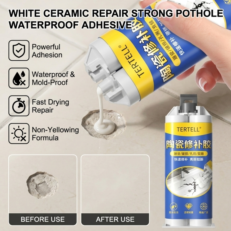 White Ceramic Crack Repair Adh - đánh giá và giá Tile Grout Repair