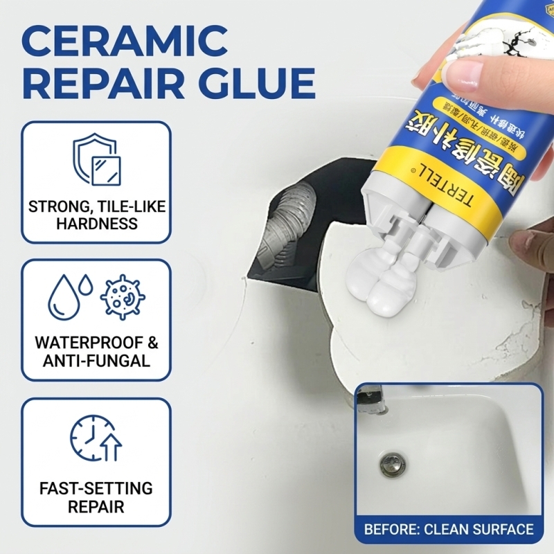 White Ceramic Crack Repair Adh - đánh giá và giá Tile Grout Repair