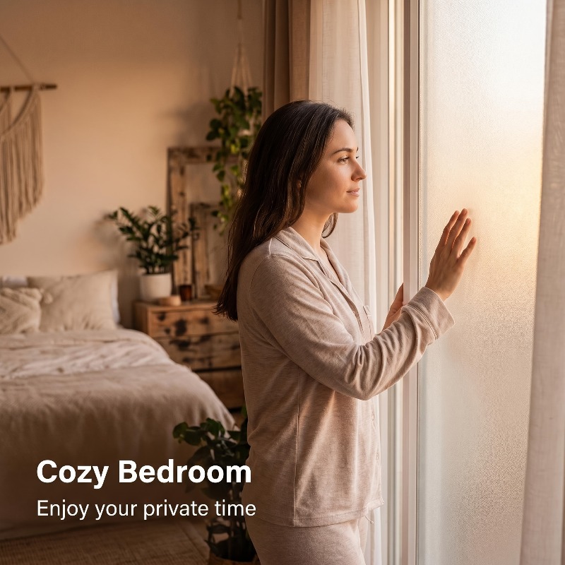 Pure White Frosted Privacy Win - đánh giá và giá Home Improvement Diy